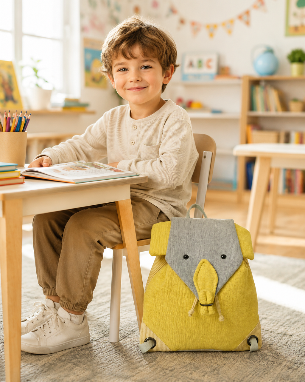 Otto Brighttrunk Elephant Backpack