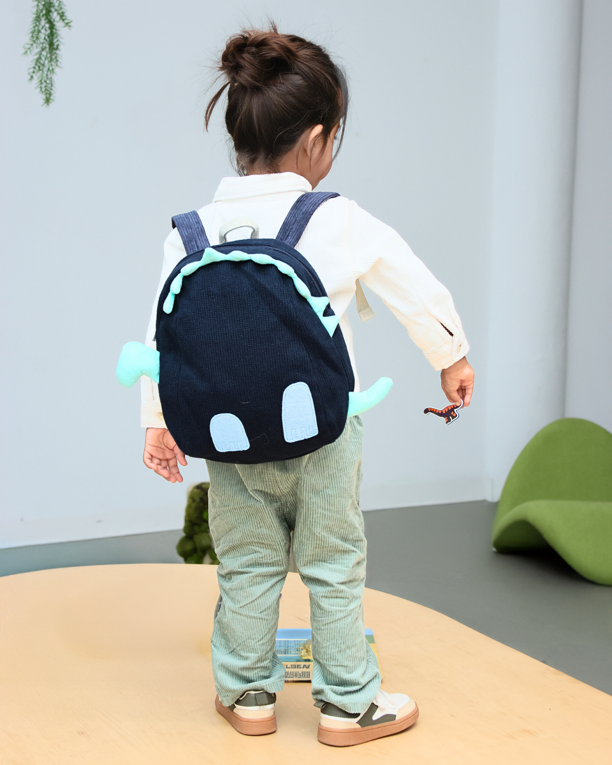 The Blue Dino Backpack