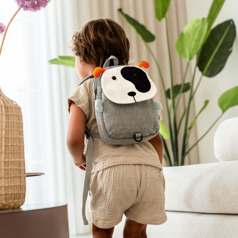 The Grey Doggy Backpack