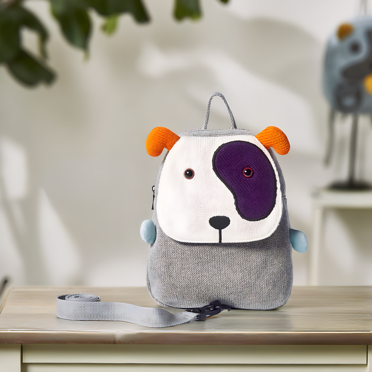 The Grey Doggy Backpack