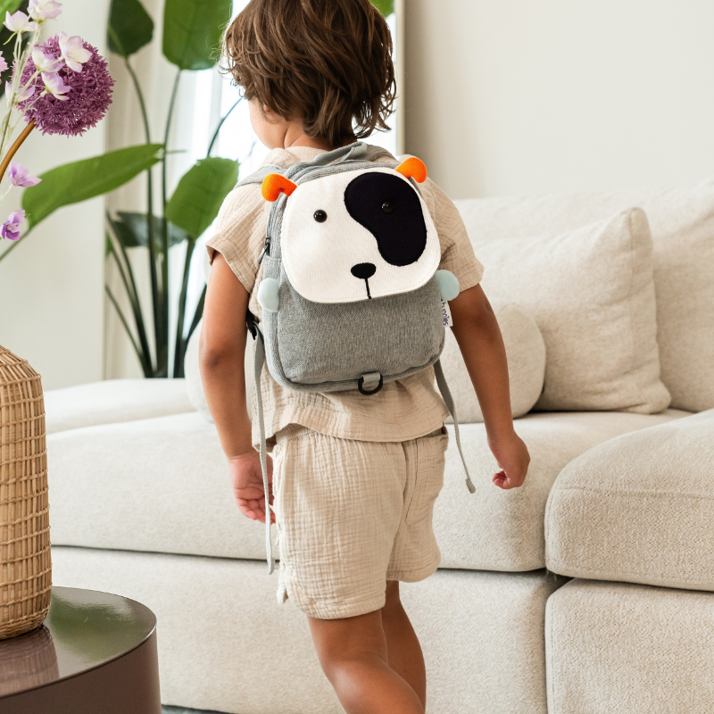 The Grey Doggy Backpack