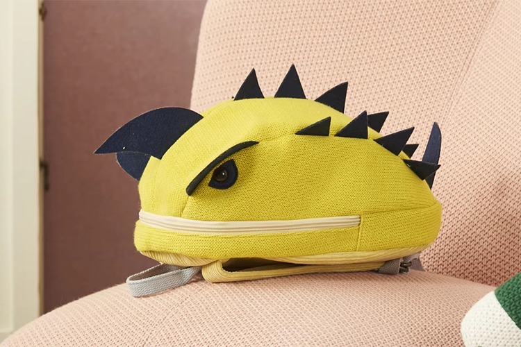 The Yellow Dino Backpack