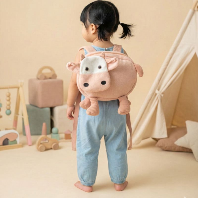 The Pink Moo Backpack