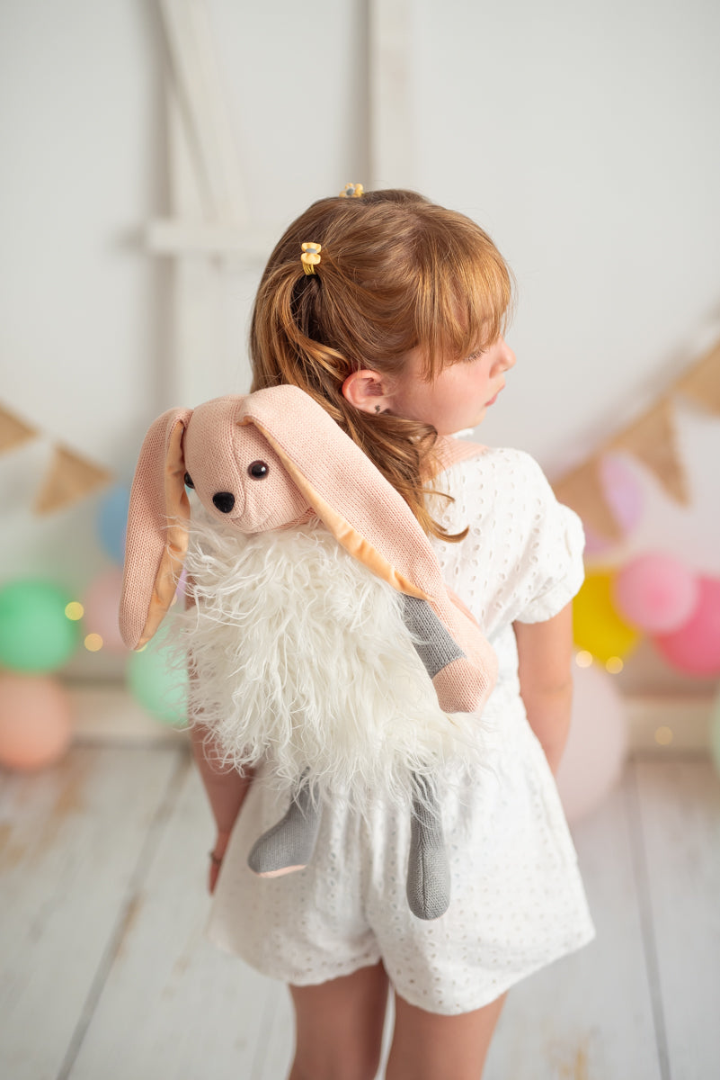 The Fluffy Pink Sheep Backpack