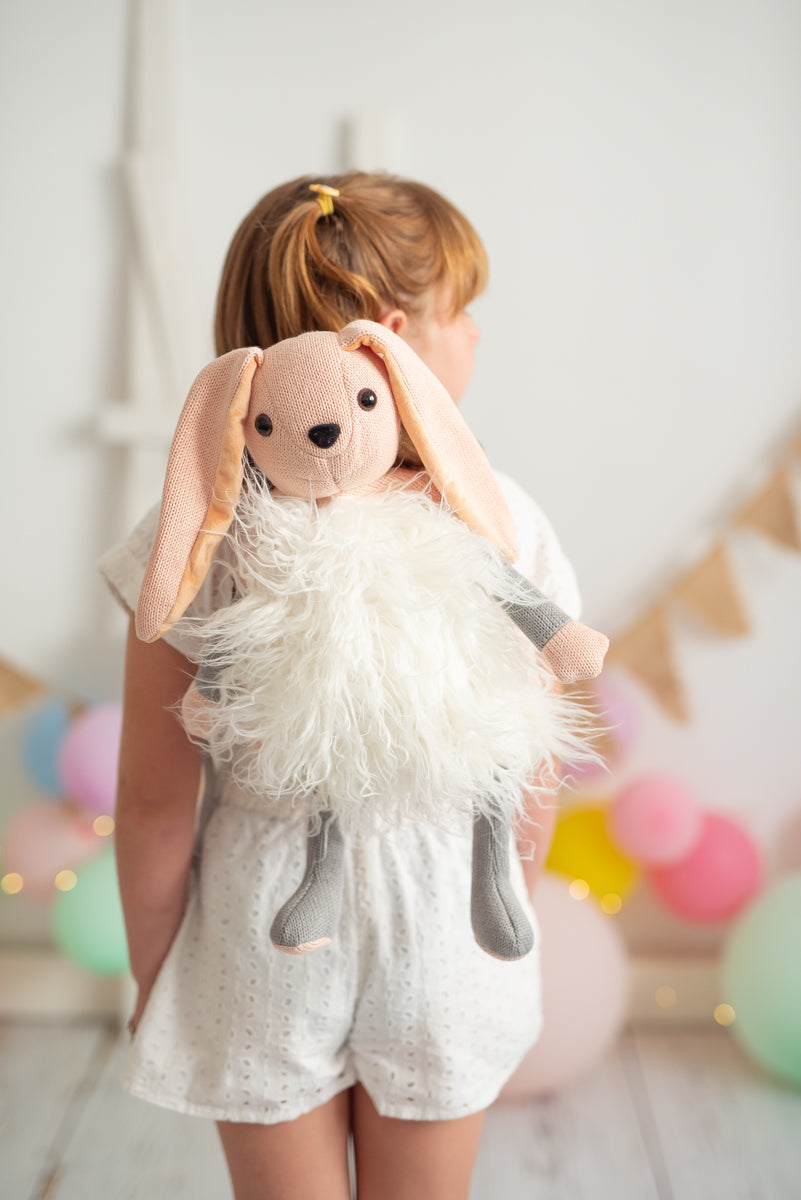 The Fluffy Pink Sheep Backpack
