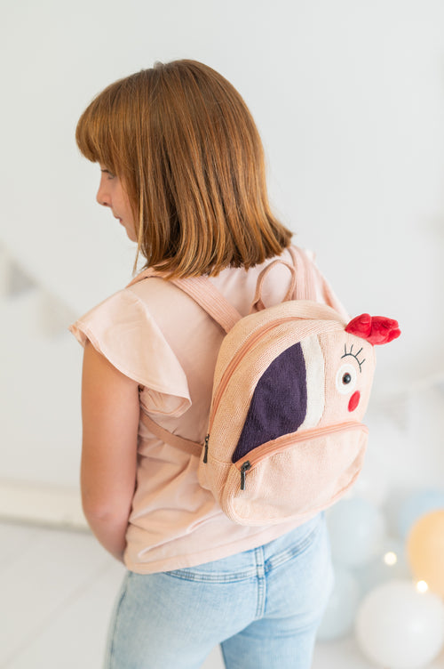 Pink Arial Backpack