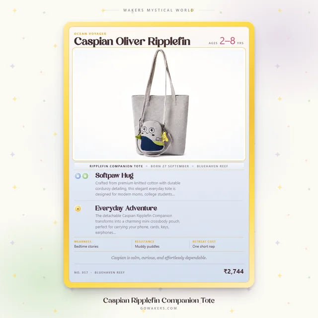 Caspian Oliver Ripplefin — WAKERS Mystical World card