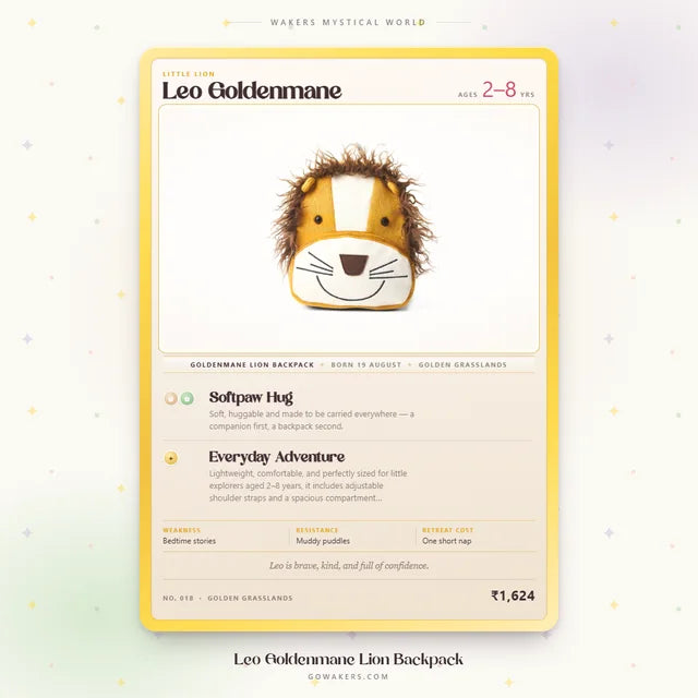 Leo Goldenmane — WAKERS Mystical World card