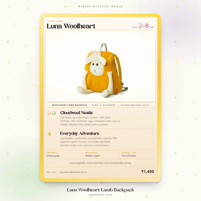 Luna Woolheart — WAKERS Mystical World card