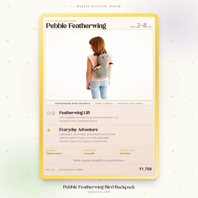 Pebble Featherwing — WAKERS Mystical World card