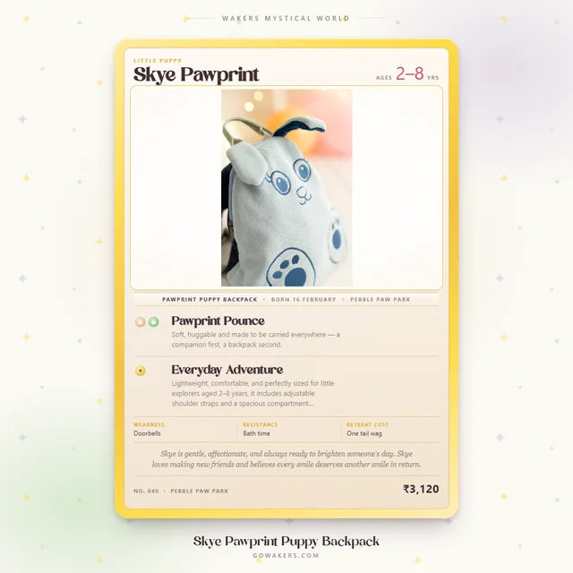 Skye Pawprint — WAKERS Mystical World card