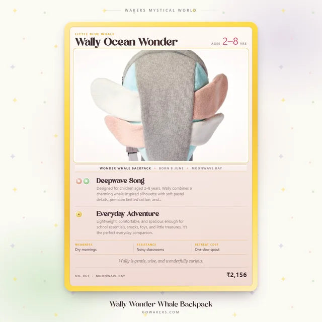 Wally Ocean Wonder — WAKERS Mystical World card