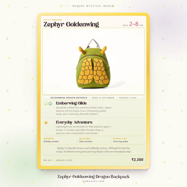 Zephyr Goldenwing — WAKERS Mystical World card