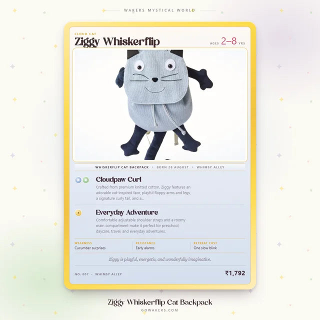 Ziggy Whiskerflip — WAKERS Mystical World card
